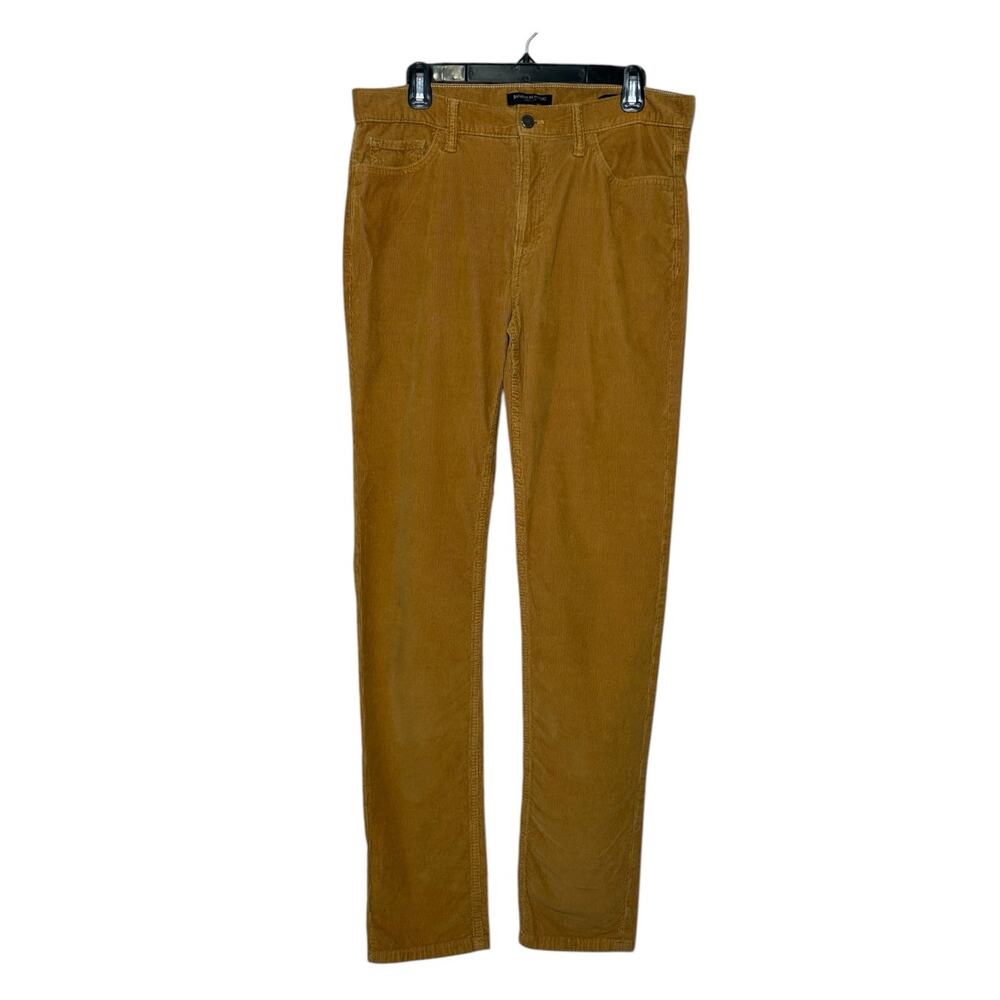 Banana Republic men mustard yellow corduroy Travelers jeans size 31